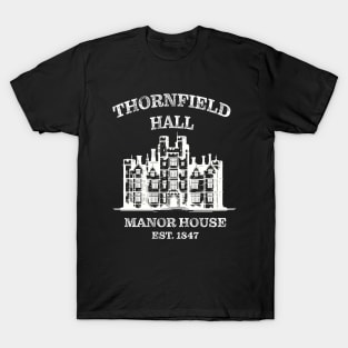 Thornfield Hall Jane Eyre Charlotte Bronte Mr. Rochester T-Shirt